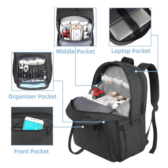 Black Backpack - Picture 4 of 16